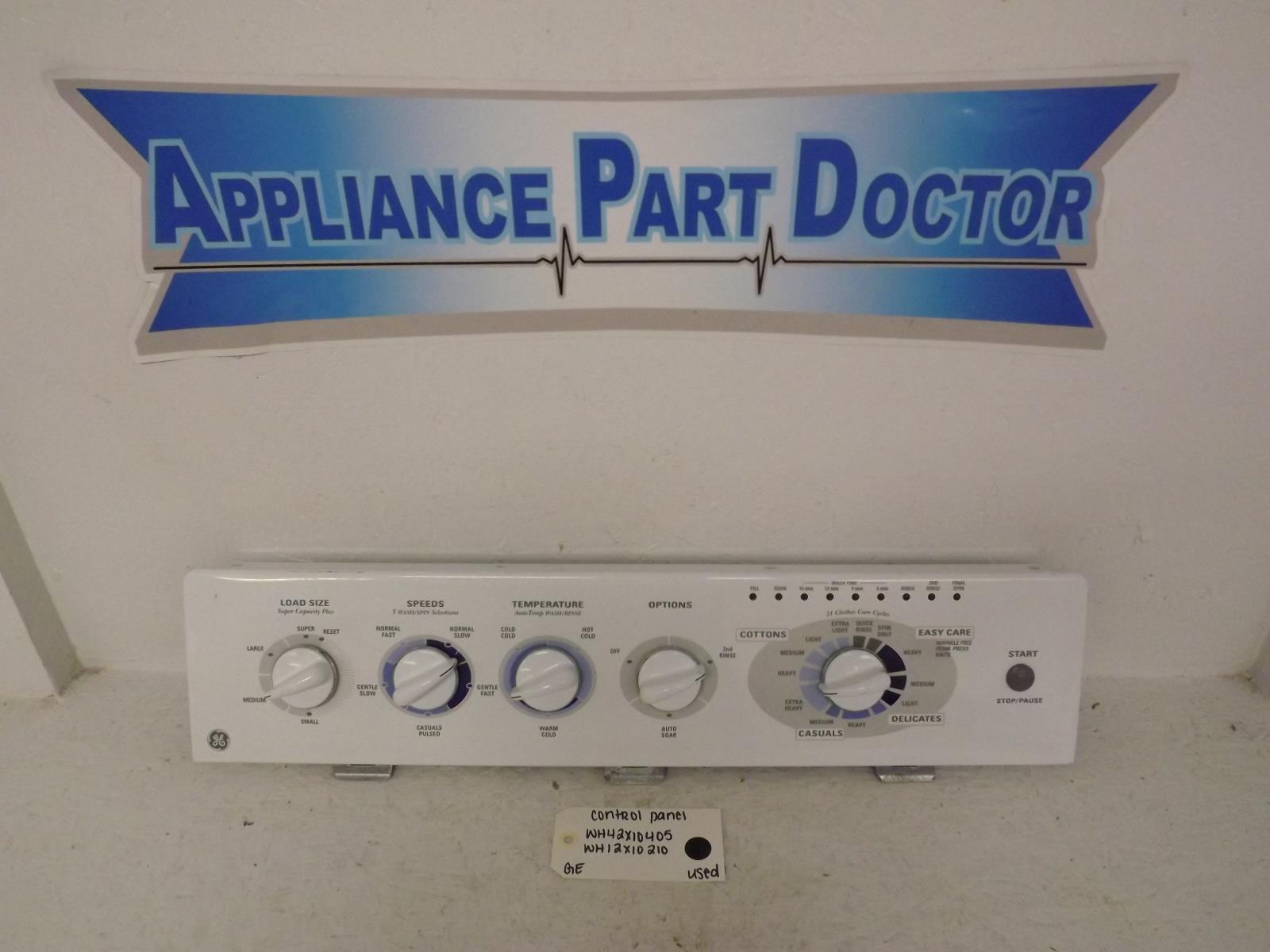 GE Washer WH42X10405 WH12X10210 Control Panel Used GE Washer WH42X10405 WH12X10210 Control Panel Used